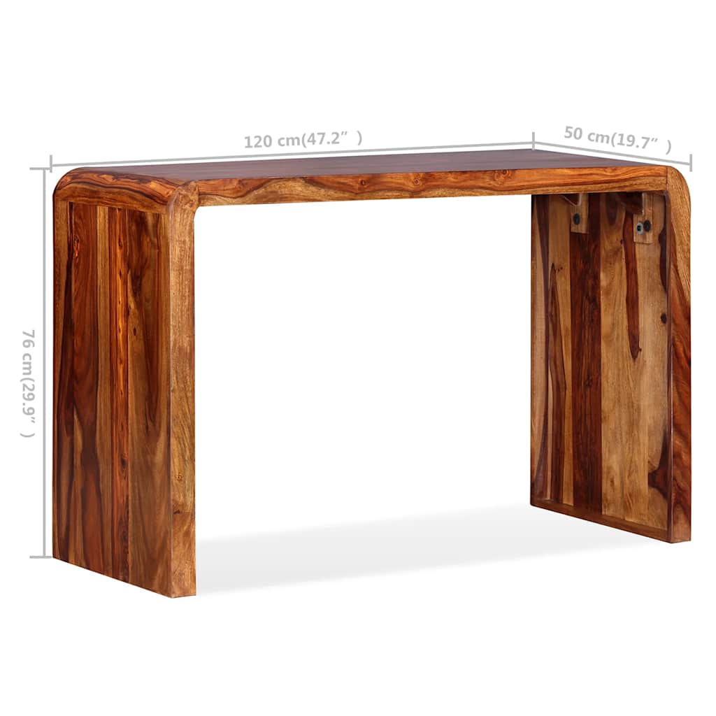 Dressoir/Bureau Massief Acaciahout Bruin - Nordexa Home