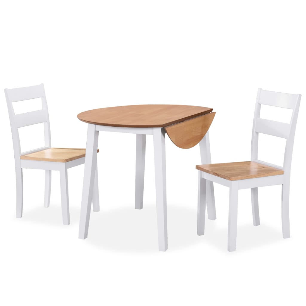 Eetkamerset Mdf En Rubberwood Wit 5 - Delig | Nordexahome - Nordexa Home