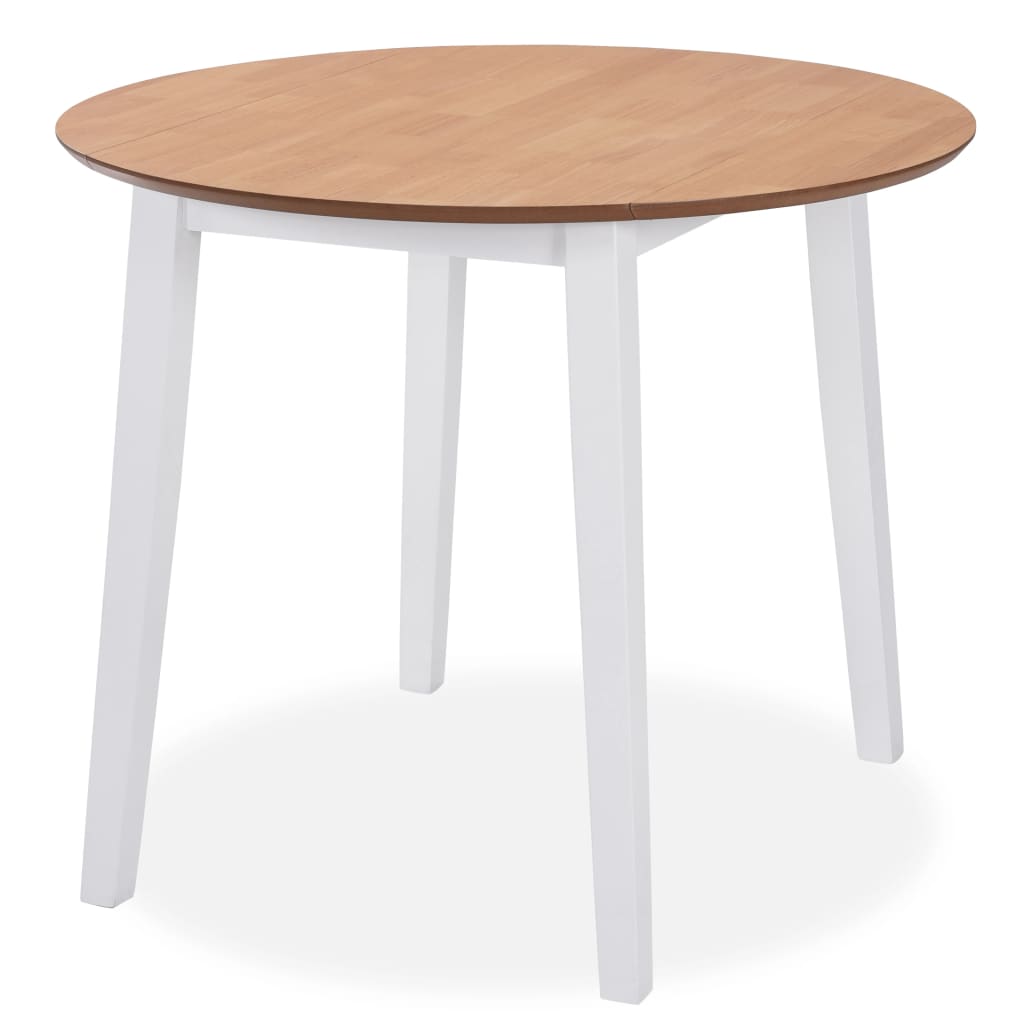 Eetkamerset Mdf En Rubberwood Wit 5 - Delig | Nordexahome - Nordexa Home