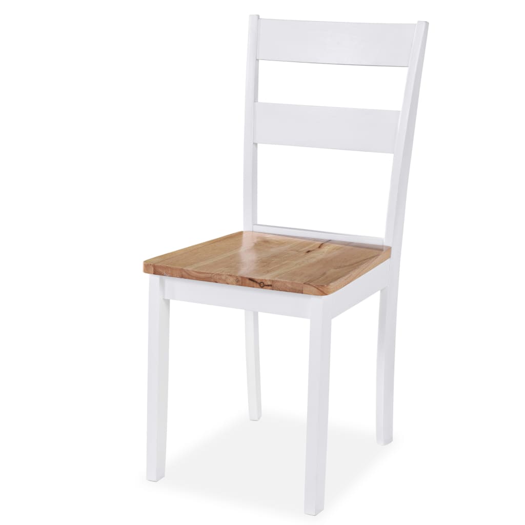 Eetkamerset Mdf En Rubberwood Wit 5 - Delig | Nordexahome - Nordexa Home