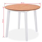 Eetkamerset Mdf En Rubberwood Wit 5 - Delig | Nordexahome - Nordexa Home