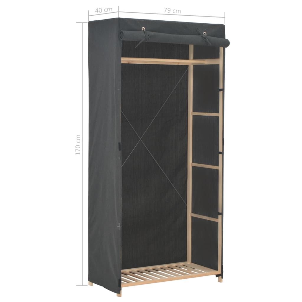 Flex Kledingkast – Zwart - Nordexa Home