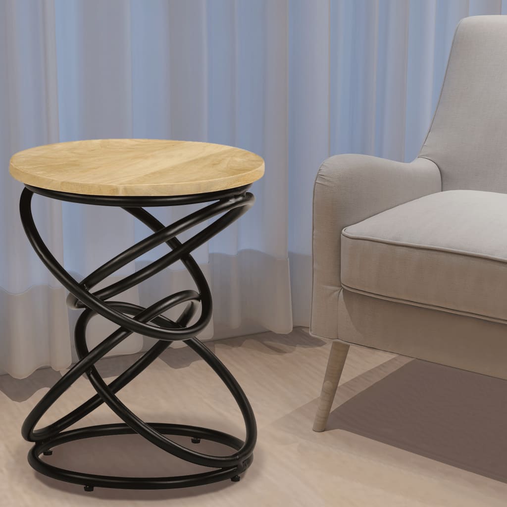 Bijzettafel 40×50 cm – Gerecycled Hout & Metaal | Nordexahome - Nordexa Home
