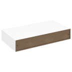 Wandplanken Zwevend Met Lade – Wit | Nordexahome - Nordexa Home