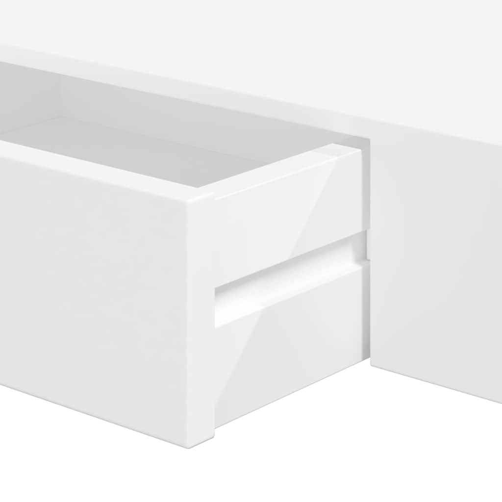 Wandplanken Zwevend Met Lade – Wit | Nordexahome - Nordexa Home