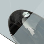 Salontafel Met Rond Glazen Tafelblad Hoogglans | Nordexahome - Nordexa Home
