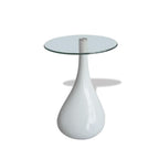 Salontafel Met Rond Glazen Tafelblad Hoogglans | Nordexahome - Nordexa Home