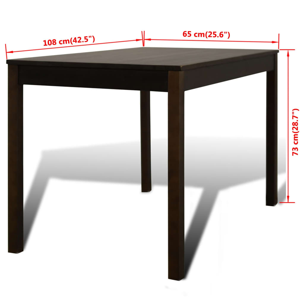 Eettafel Met 4 Stoelen Hout Bruin | Nordexahome - Nordexa Home