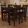 Eettafel Met 4 Stoelen Hout Bruin | Nordexahome - Nordexa Home