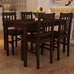 Eettafel Met 4 Stoelen Hout Bruin | Nordexahome - Nordexa Home