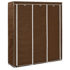 Kledingkast Met Vakken En Stangen 150X45X175 Cm Stof - Nordexa Home