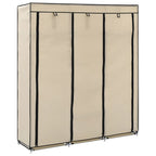 Kledingkast Met Vakken En Stangen 150X45X175 Cm Stof - Nordexa Home