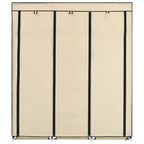 Kledingkast Met Vakken En Stangen 150X45X175 Cm Stof - Nordexa Home