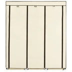 Kledingkast Met Vakken En Stangen 150X45X175 Cm Stof - Nordexa Home