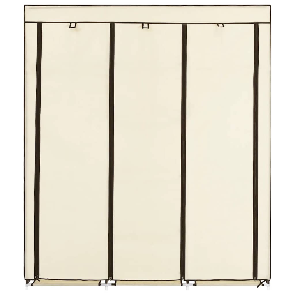 Kledingkast Met Vakken En Stangen 150X45X175 Cm Stof - Nordexa Home