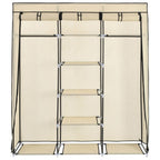 Kledingkast Met Vakken En Stangen 150X45X175 Cm Stof - Nordexa Home