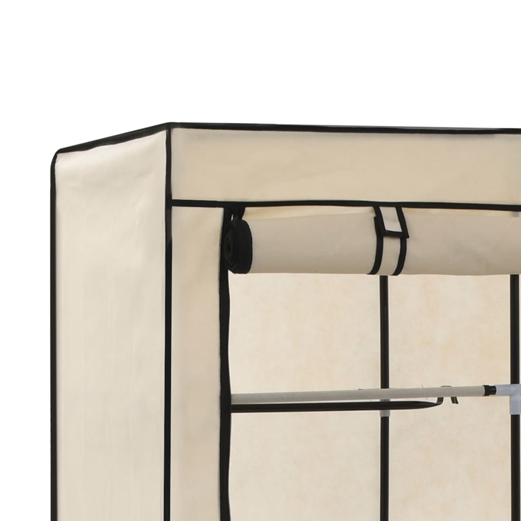 Kledingkast Met Vakken En Stangen 150X45X175 Cm Stof - Nordexa Home