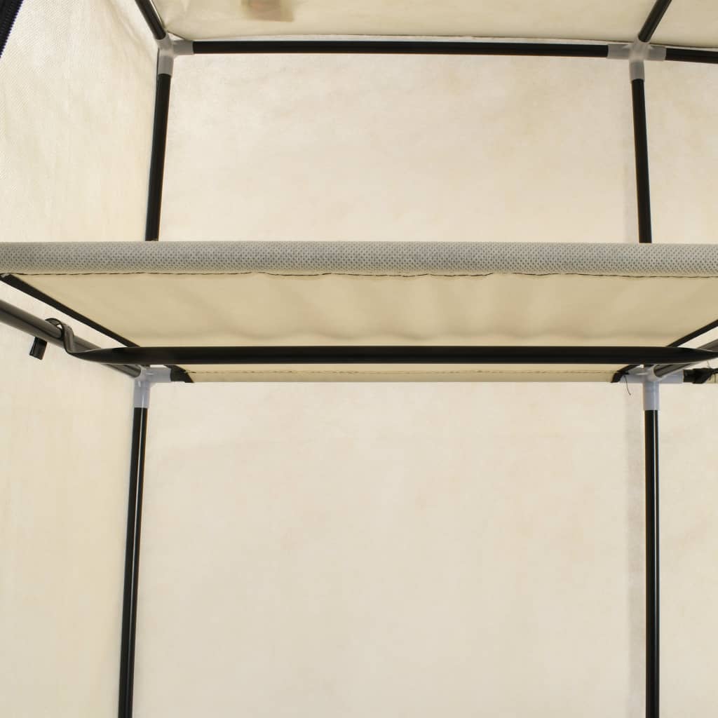 Kledingkast Met Vakken En Stangen 150X45X175 Cm Stof - Nordexa Home