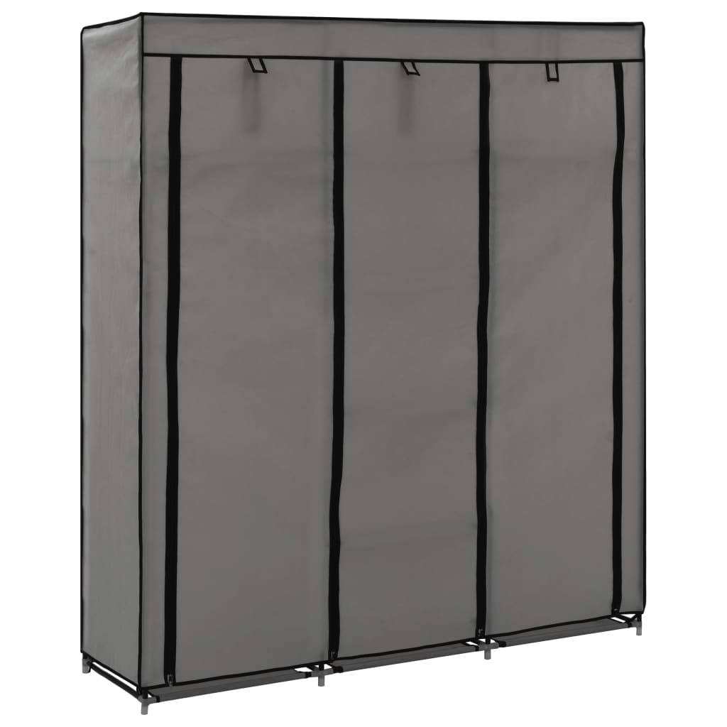 Kledingkast Met Vakken En Stangen 150X45X175 Cm Stof - Nordexa Home