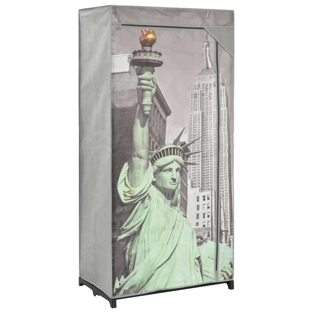 Kledingkast New York 75X45X160 Cm Stof - Nordexa Home