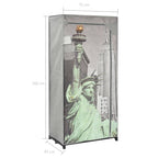 Kledingkast New York 75X45X160 Cm Stof - Nordexa Home