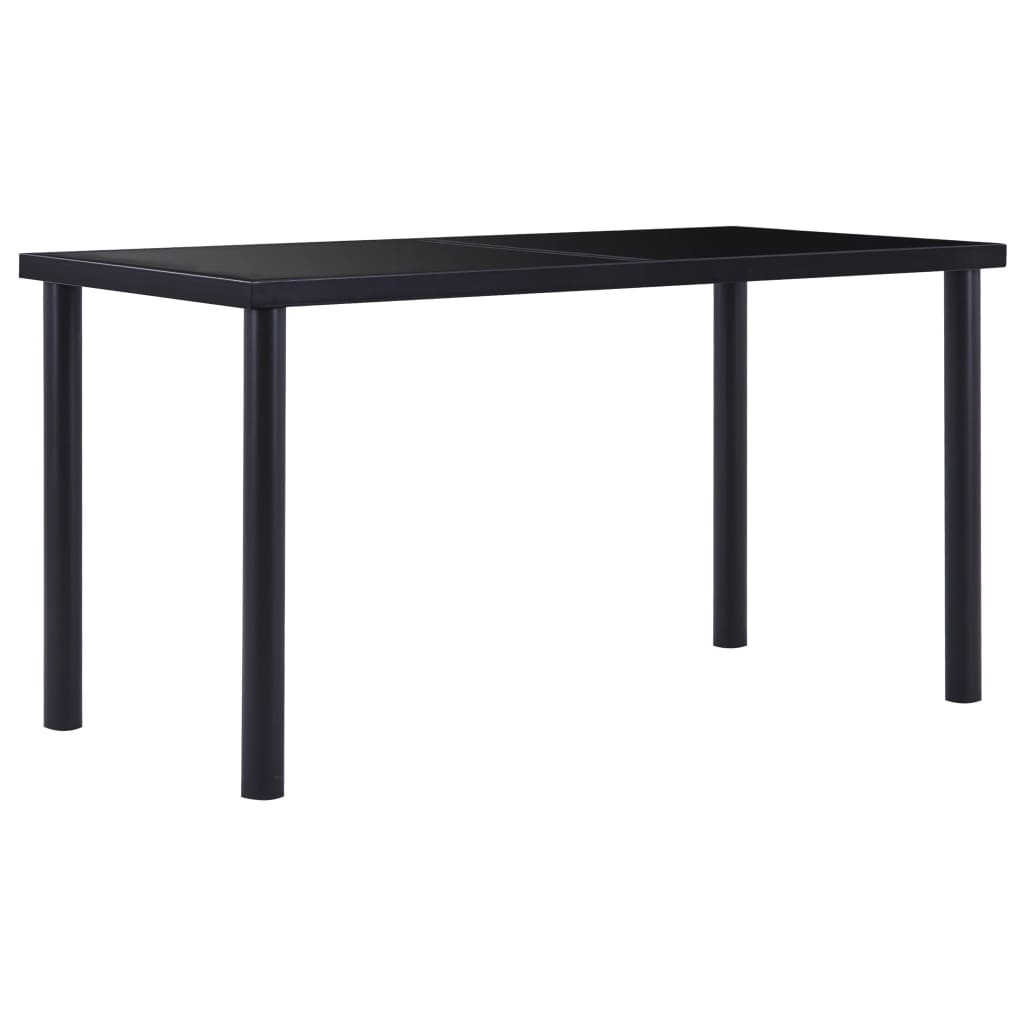 Eettafel Gehard Glas Zwart | Nordexahome - Nordexa Home