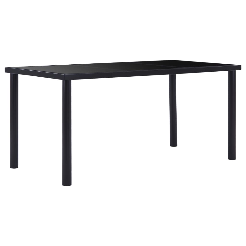 Eettafel Gehard Glas Zwart | Nordexahome - Nordexa Home