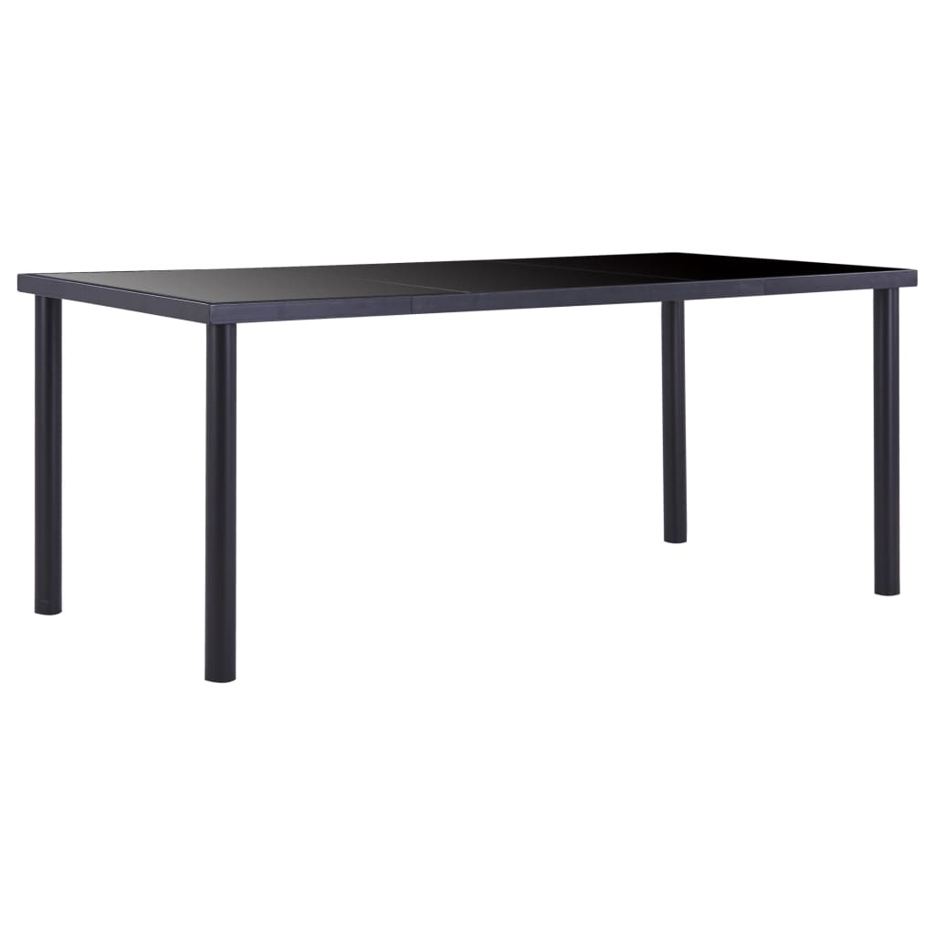 Eettafel Gehard Glas Zwart | Nordexahome - Nordexa Home