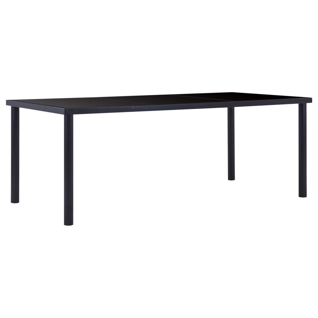 Eettafel Gehard Glas Zwart | Nordexahome - Nordexa Home
