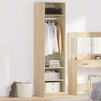 Kledingkast Bewerkt Hout Kleurig Sonoma Eiken - Nordexa Home