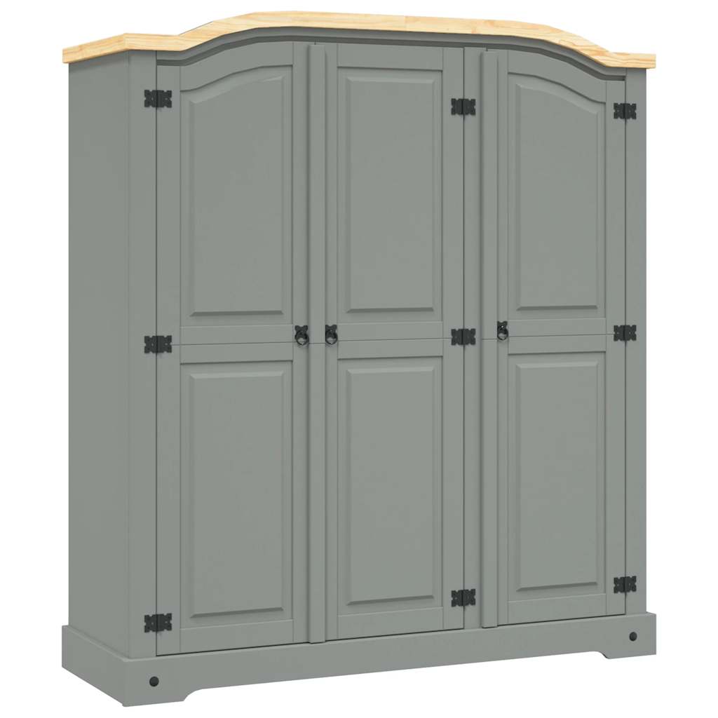 Kledingkast Met 3 Deuren Mexicaans Grenenhout Corona-Stijl - Nordexa Home