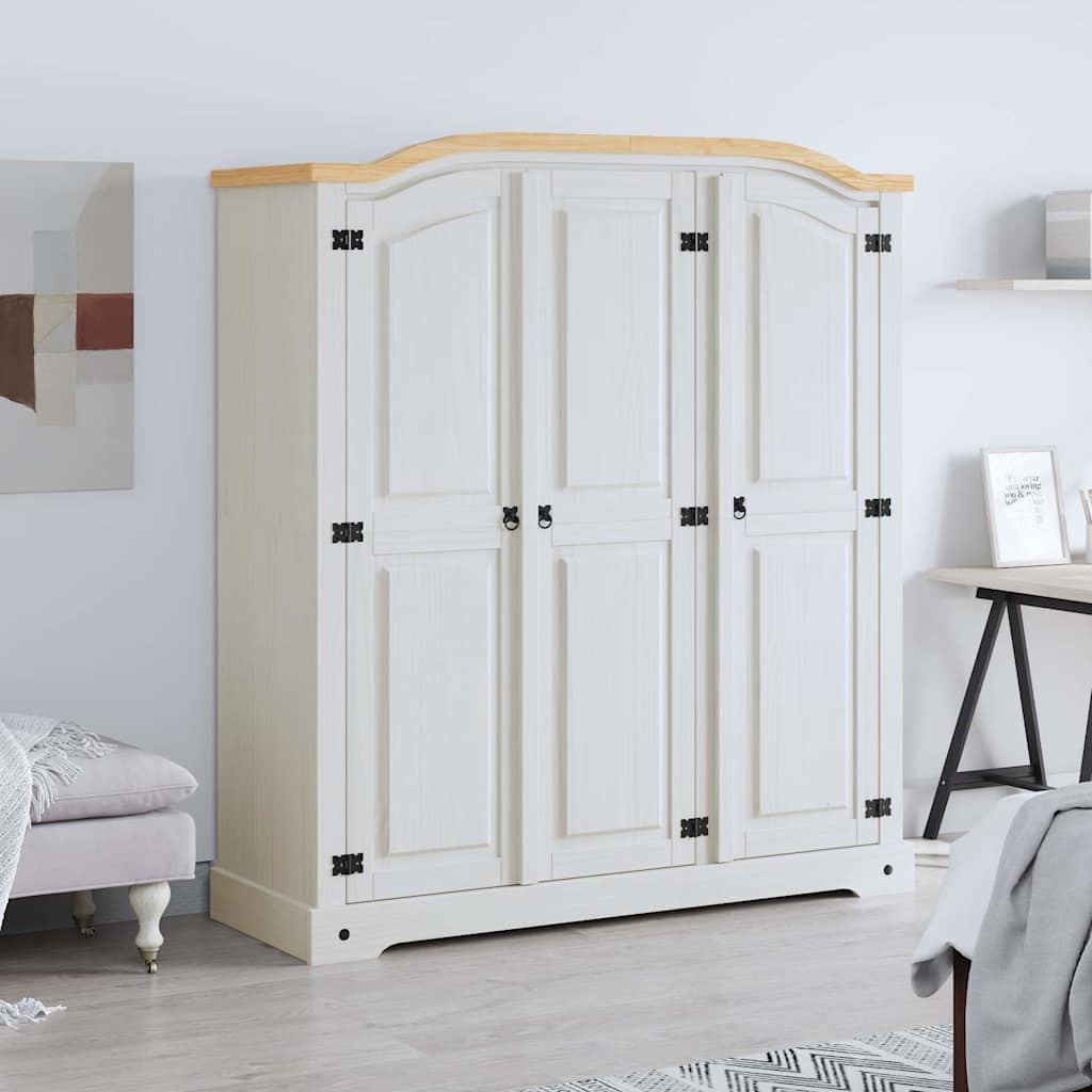 Kledingkast Met 3 Deuren Mexicaans Grenenhout Corona-Stijl - Nordexa Home