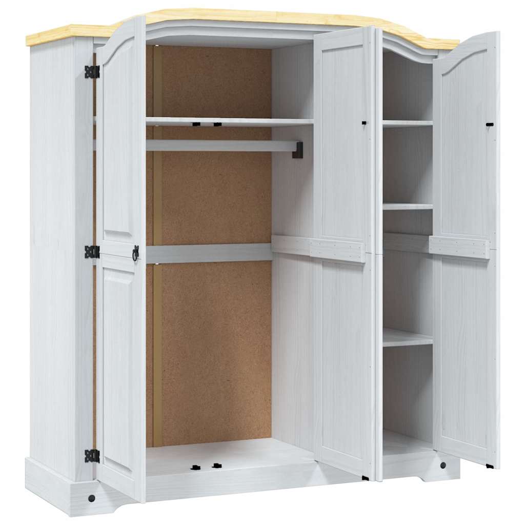 Kledingkast Met 3 Deuren Mexicaans Grenenhout Corona-Stijl - Nordexa Home