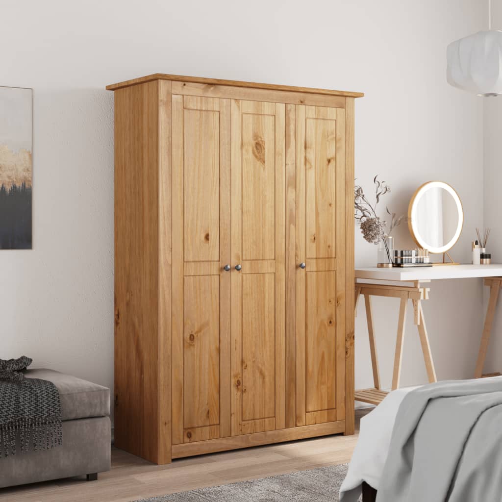 Panama Kledingkast – Bruin - Nordexa Home