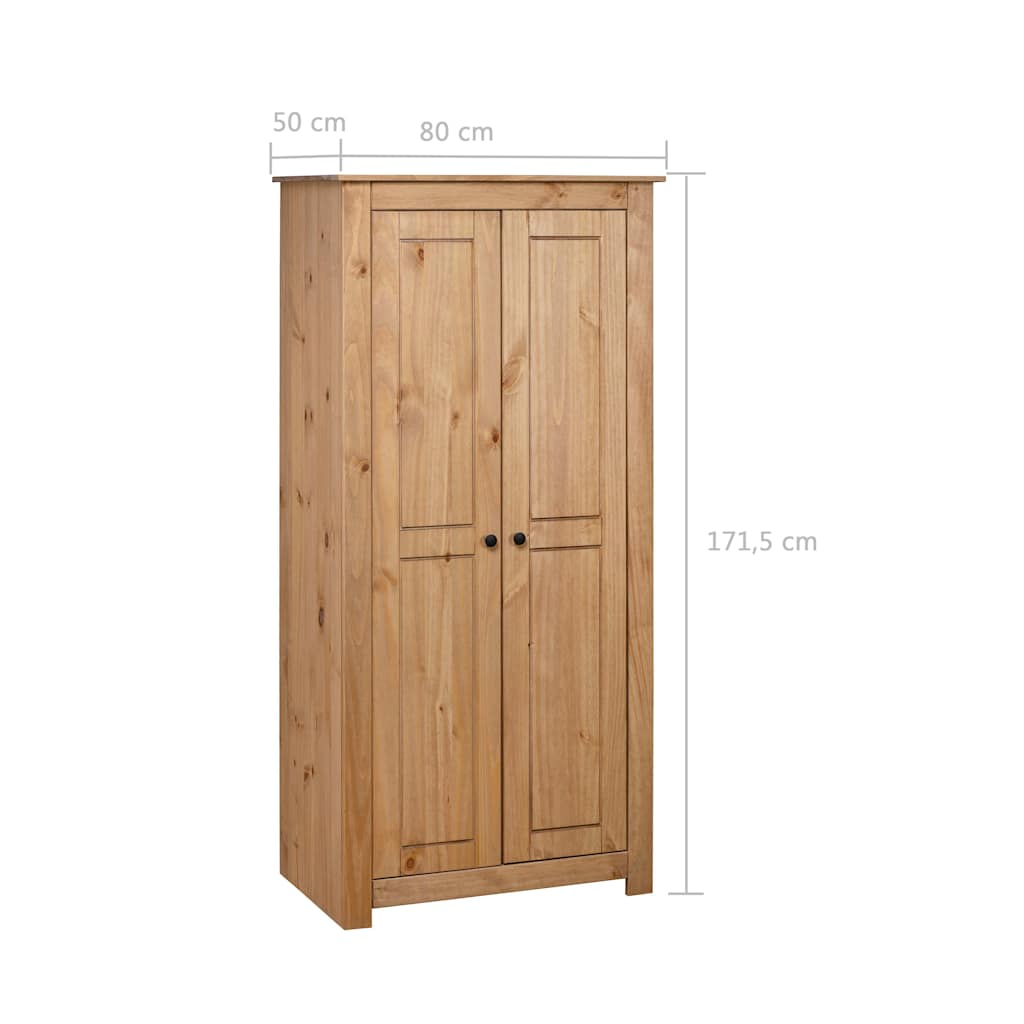Panama Kledingkast – Bruin - Nordexa Home
