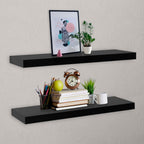 Wandplanken Zwevend 40×20×3,8 cm – Zwart | Nordexahome - Nordexa Home