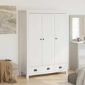 Kledingkast Hill 3 Deuren 127X50X170 Cm Grenenhout - Nordexa Home
