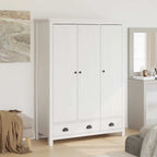 Kledingkast Hill 3 Deuren 127X50X170 Cm Grenenhout - Nordexa Home