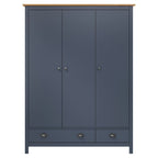 Kledingkast Hill 3 Deuren 127X50X170 Cm Grenenhout - Nordexa Home