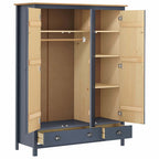 Kledingkast Hill 3 Deuren 127X50X170 Cm Grenenhout - Nordexa Home