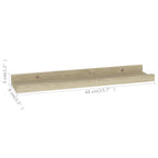Wandplanken Sonoma Eiken – Set | Nordexahome - Nordexa Home
