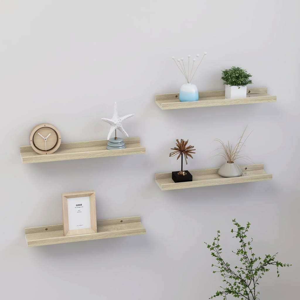 Wandplanken Sonoma Eiken – Set | Nordexahome - Nordexa Home