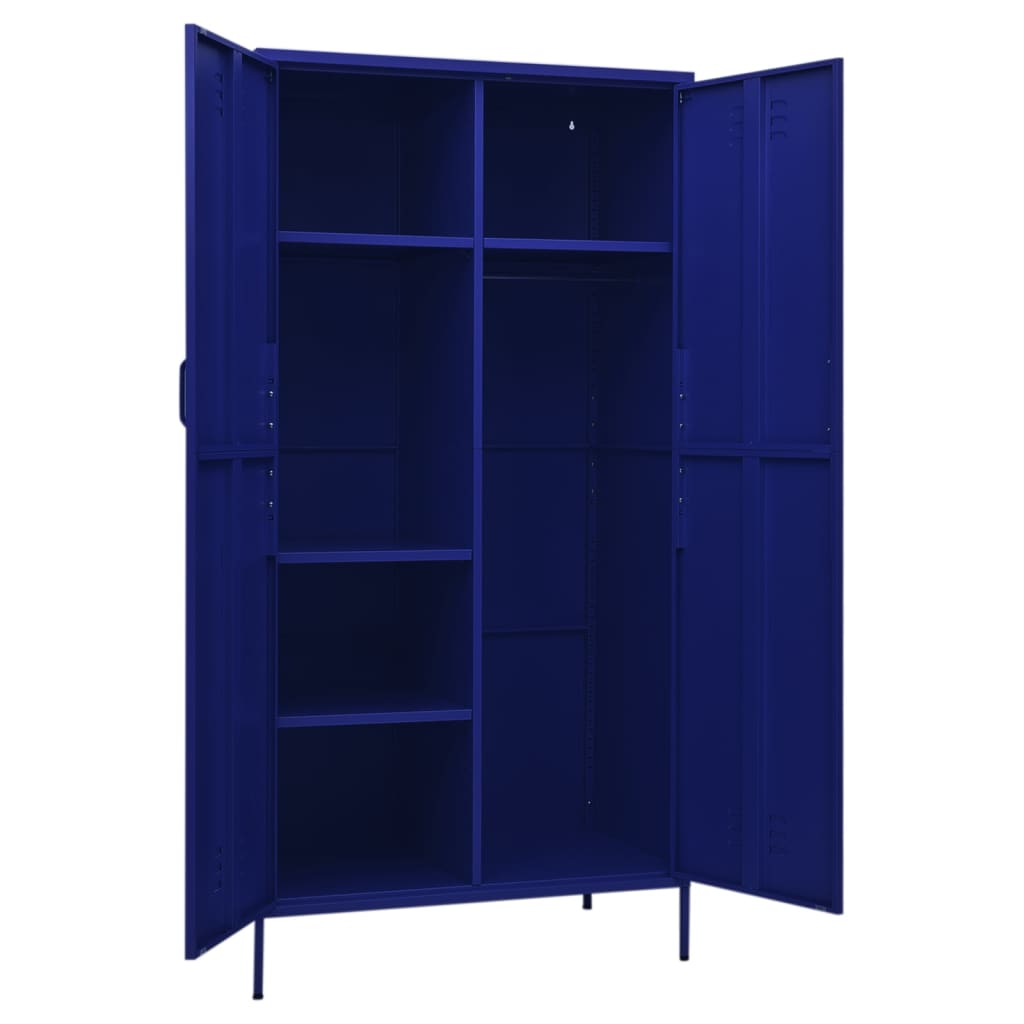 Kledingkast 90X50X180 Cm Staal - Nordexa Home