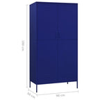 Kledingkast 90X50X180 Cm Staal - Nordexa Home
