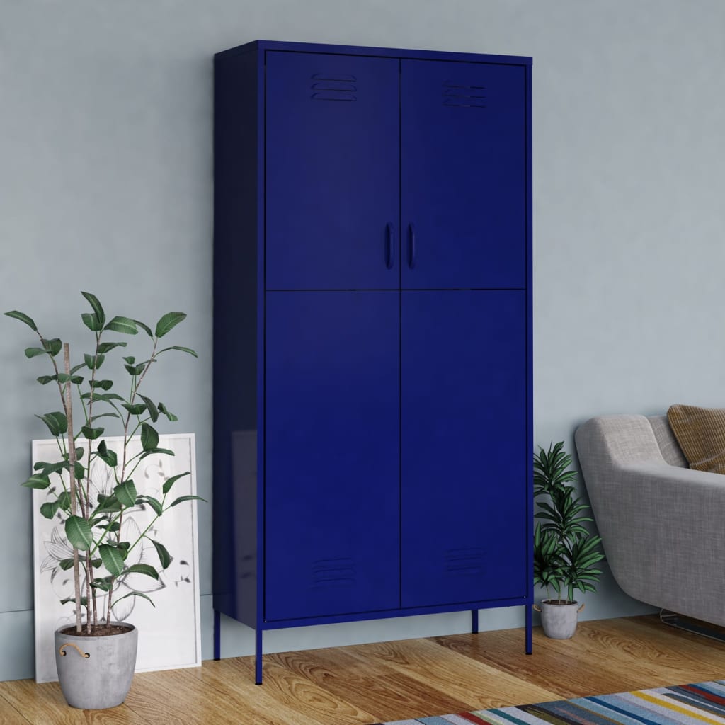 Kledingkast 90X50X180 Cm Staal - Nordexa Home
