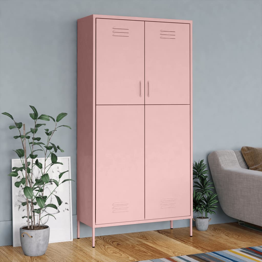 Kledingkast 90X50X180 Cm Staal - Nordexa Home
