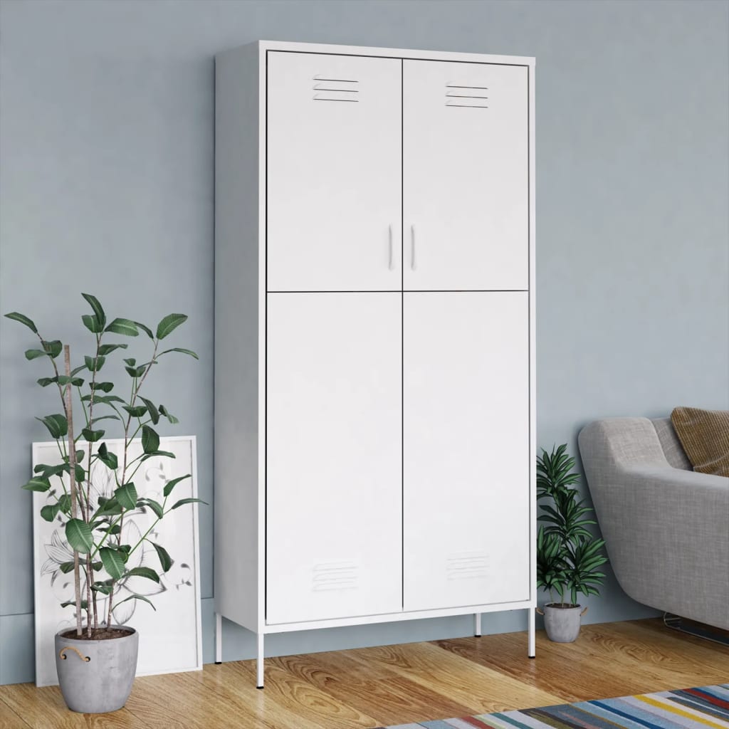 Kledingkast 90X50X180 Cm Staal - Nordexa Home