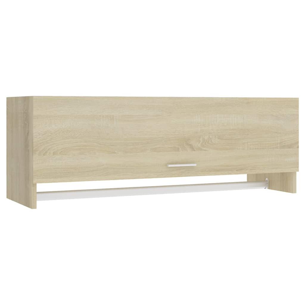 Kledingkast 100X32,5X35 Cm Bewerkt Hout Kleurig Sonoma Eiken - Nordexa Home