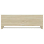 Kledingkast 100X32,5X35 Cm Bewerkt Hout Kleurig Sonoma Eiken - Nordexa Home