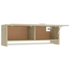 Kledingkast 100X32,5X35 Cm Bewerkt Hout Kleurig Sonoma Eiken - Nordexa Home